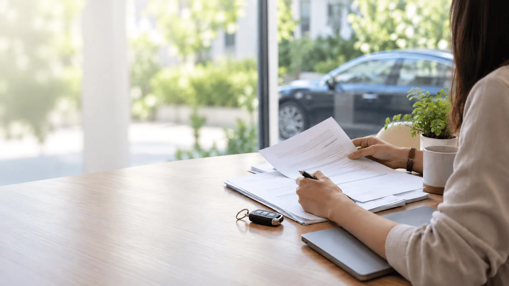 Documents required to apply for a car loan in Singapore, including NRIC and payslips