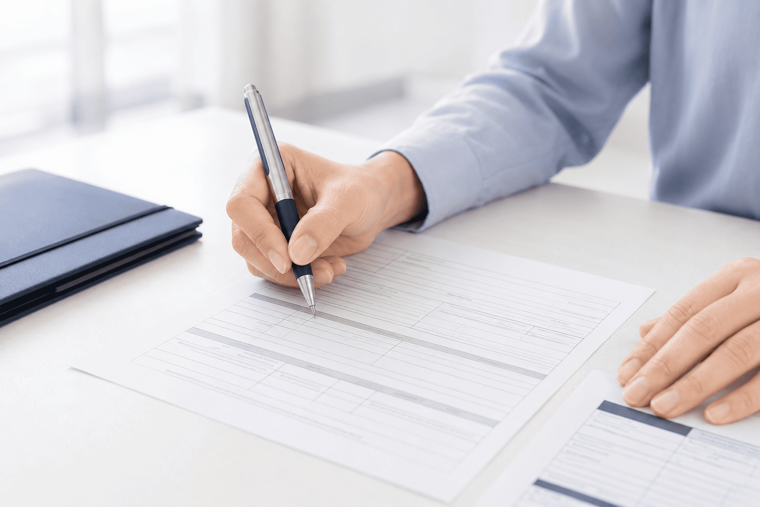 Completing LTA vehicle forms